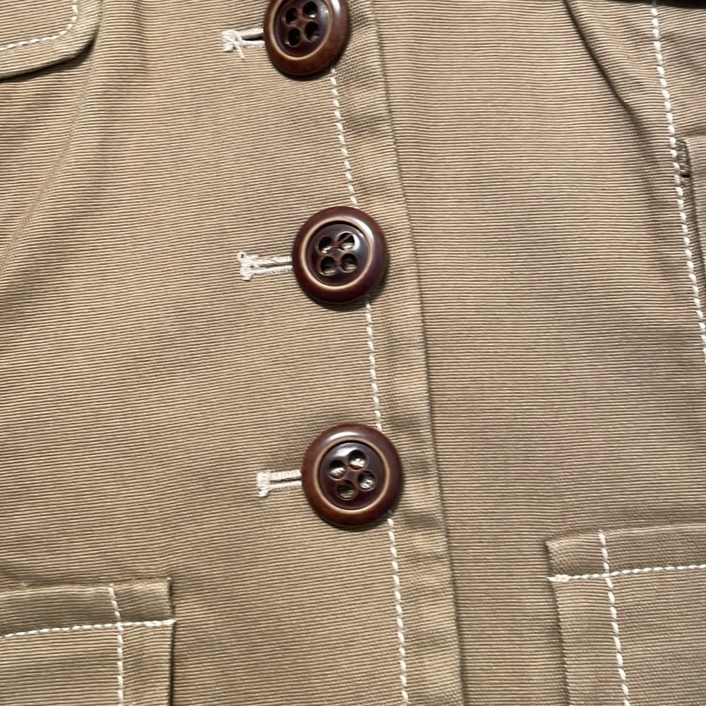 BEBE JACKET CAMEL SIZE 8 - Picture 3 of 10